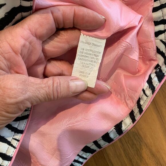 Cynthia Steffe Zebra Print Jacket with Pink Lining, sz s, pink and zebra print, - Picture 6 of 16